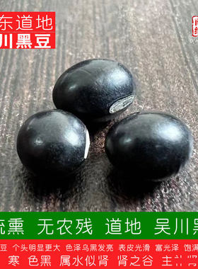 南阳经方 无农残道地黑大豆 无硫熏 药检级非转基因 乌皮青仁黑豆