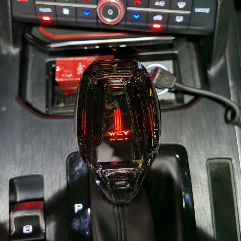 班司特改装水晶排挡头 适用于灯魏派WEY VV7  VV5自动排档杆 档把