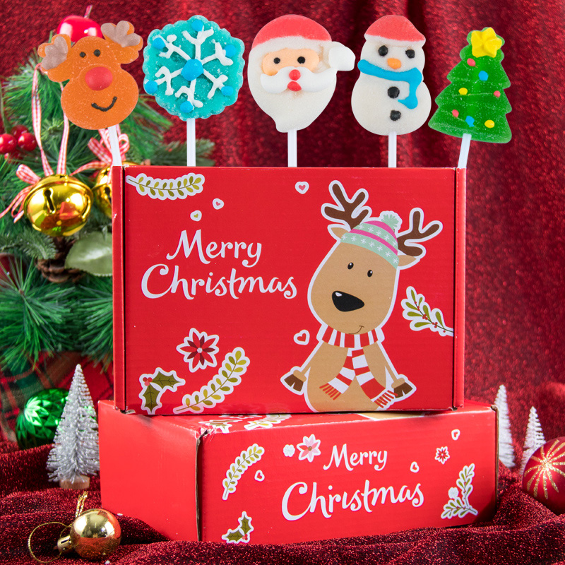 乐语家圣诞节软糖棒棒糖30支礼盒