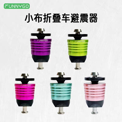 FUNNYGO适用小布折叠自行车T/G/Pline避震器钛合金杆后胆配件改装