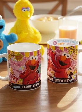 芝麻elmo陶瓷马克杯