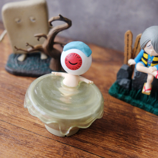 尾D鬼太郎桌面文具散货装饰摆件