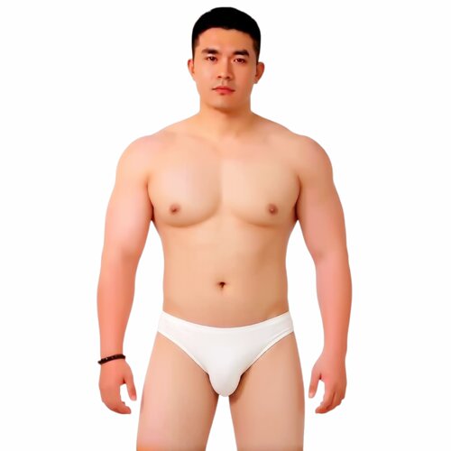 虎尔先生低腰一片式烫金印花熊爪