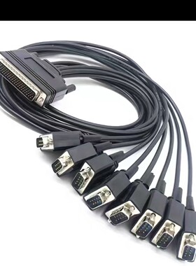 MOXA卡一拖八型号CBL-M78M9*8-100 适用CP-138U-I  CP-118U-I