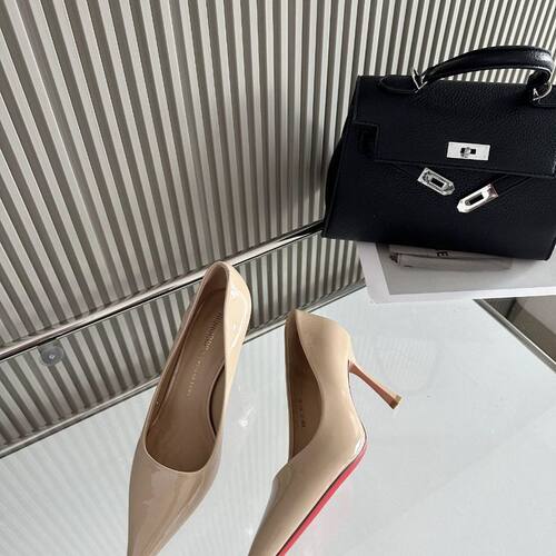 热卖款夏雪儿528-28尖头细高跟漆皮红底时尚法式单鞋女鞋有34码