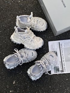 2026新款艾模儿10679厚底增高老爹鞋时尚百搭系带休闲鞋女鞋潮