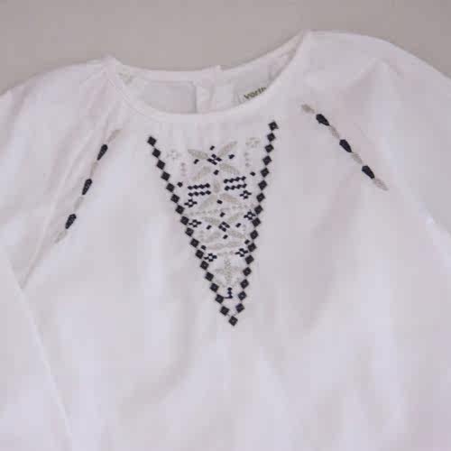 Chemise fille à manche longue - Ref 2086158 Image 4