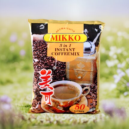 缅甸咖啡美可 咖啡粉MIKKO原味特浓条装 速溶三合一咖啡粉速溶袋