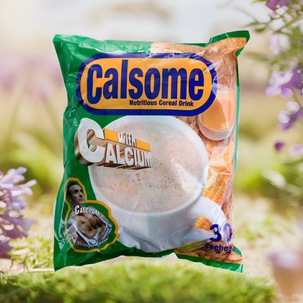 缅甸泰国进口calsome绿色麦片谷物即食营养燕麦片袋装早餐冲饮