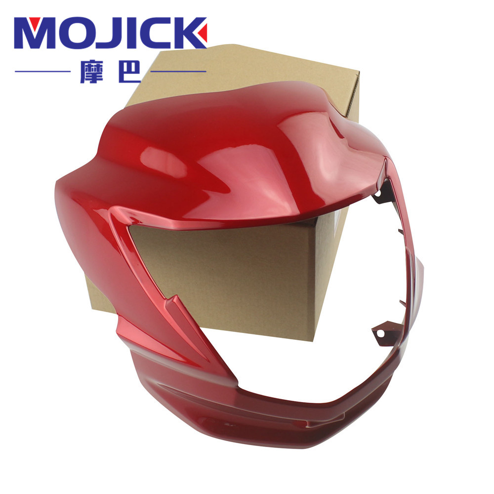 适用豪爵DM125/150翼爽HJ125-23/HJ150-23大灯导流头罩灯罩外壳