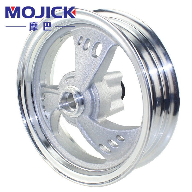 踏板车配件适用豪爵宇钻HJ125T-10/10A前后轮毂钢圈轮筐车轮胎龄