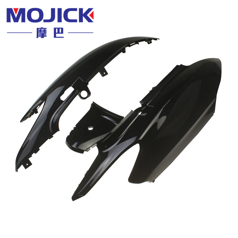 踏板车配件适用铃木新海王星UA125T-A后侧盖侧板侧壳尾罩外壳