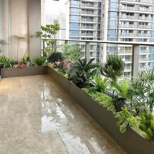 户外不锈钢花箱组合定制镀锌板阳台花园别墅庭院组合长方形花槽