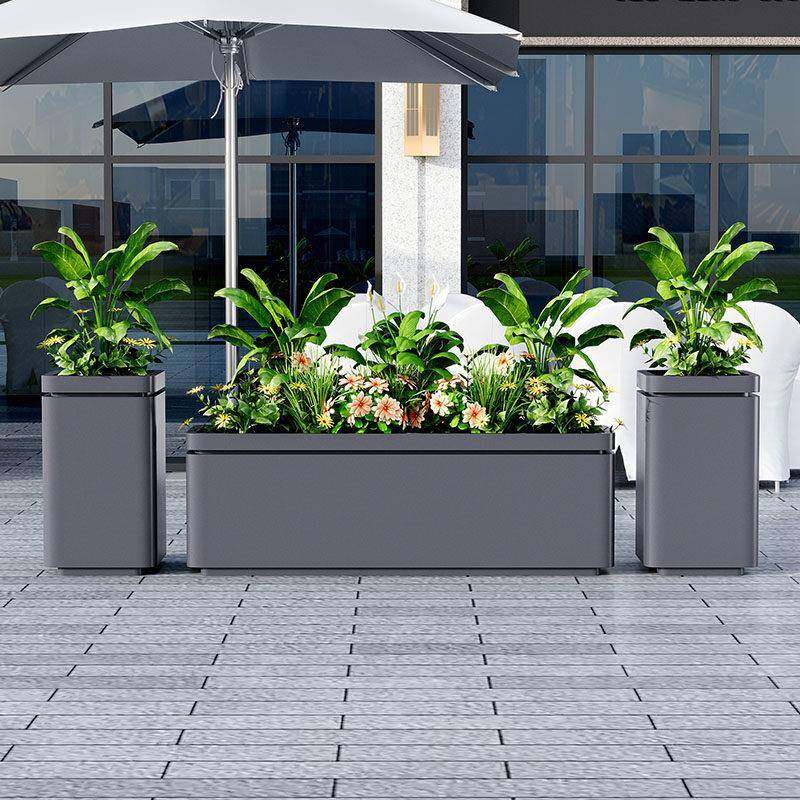 户外不锈钢花箱组合定制移动花盆商业街花坛售楼部金属花槽种植箱,商业/办公家具,花坛/花箱,淘宝优惠券,粉丝福利购,淘宝优惠卷