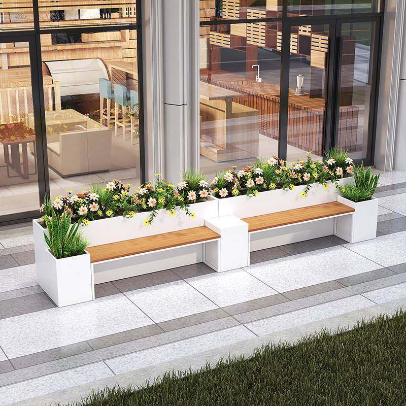 户外座椅座凳卡座花箱组合铁艺广场商业街休息凳景观花池室外阳台,商业/办公家具,花坛/花箱,淘宝优惠券,粉丝福利购,淘宝优惠卷