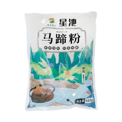 马蹄粉纯正茡荠钵砵仔千层糕散装批泮塘洲发星牌商用烘焙原料500g