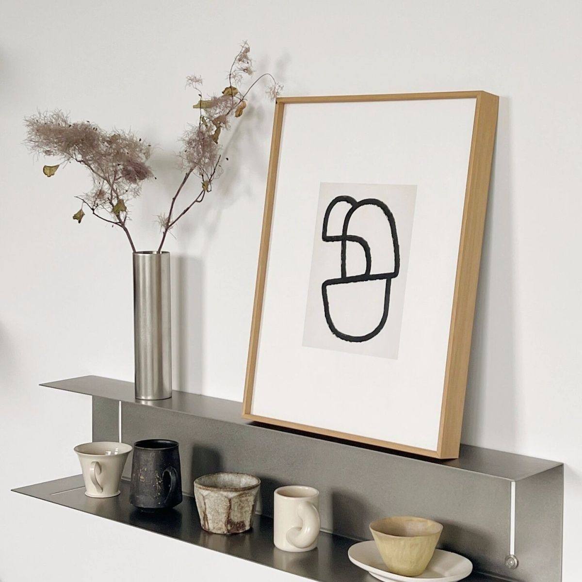 批发工字槽不锈钢置物架收纳北欧客厅壁挂置物架装饰墙面置物架