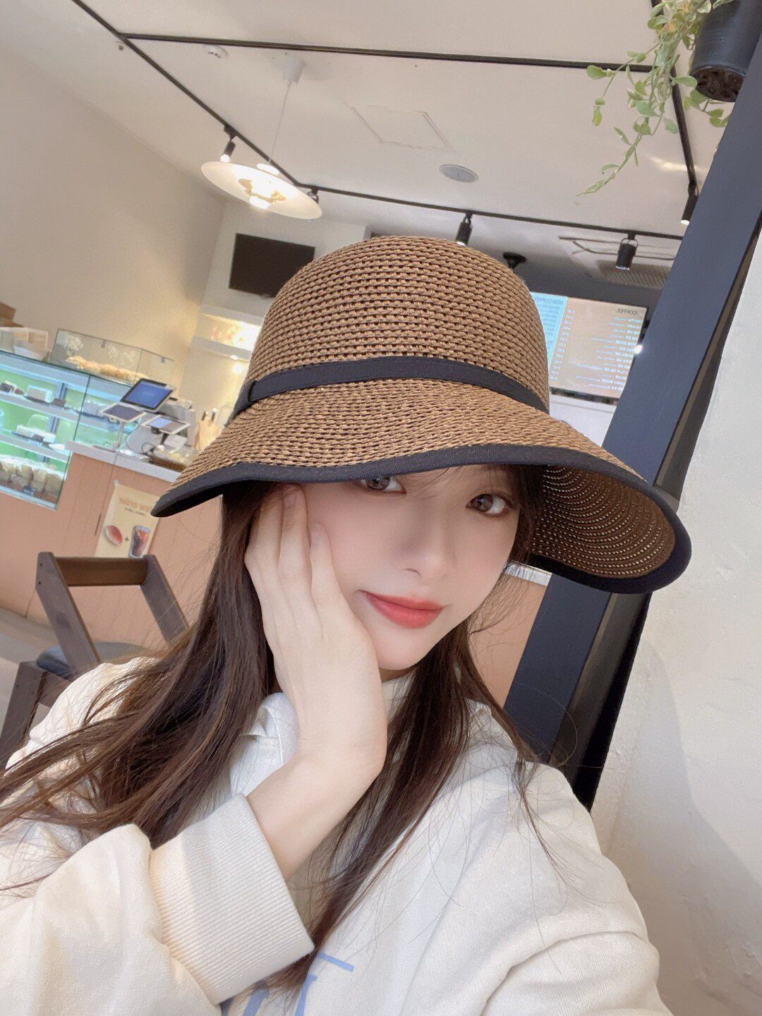 韩国代购夏季新款遮阳帽太阳帽女