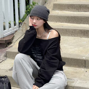 韩国进口代购秋冬保暖羊毛针织帽毛线帽子女款卷边百搭蝴蝶结帽子