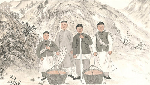 定做祖先画像 定制祖宗像 来图定制 先祖像 古代人物像