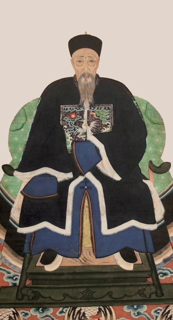 古代人物像 家堂画 祠堂祖先像 祖先画像 古代祖先像 祠堂宗族像4