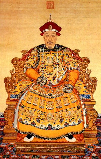 清高宗乾隆 弘历 清代帝王 清朝皇帝画像 肖像装饰画