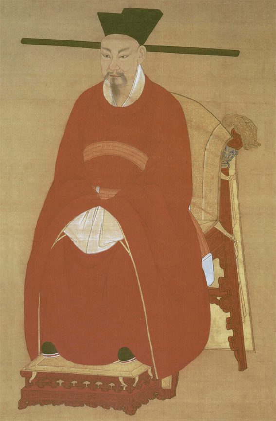 宋代皇帝画像 古代帝王画像  宋朝皇帝像 宋理宗赵昀像
