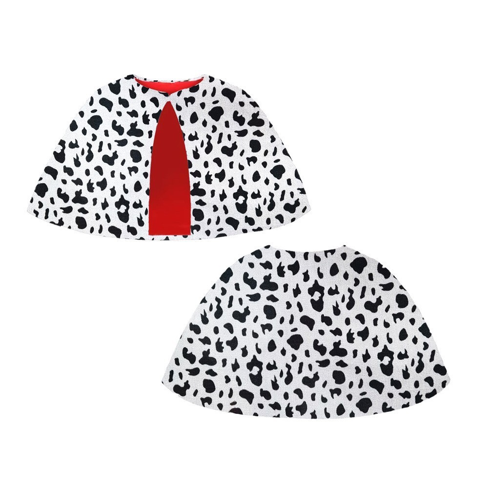 中世纪Cosplay吸血鬼短款披肩万圣节披风男女奶牛无帽斗篷舞台装*