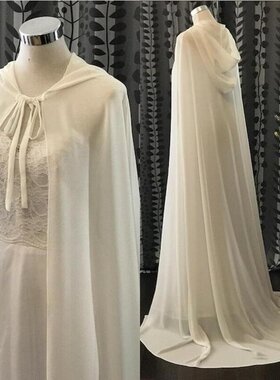春季雪纺超仙飘逸舞台走秀斗篷