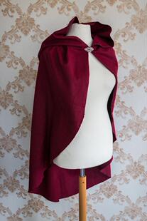 春秋款开衫儿童小红帽披风万圣节舞台演出服角色扮演披肩拍照斗篷