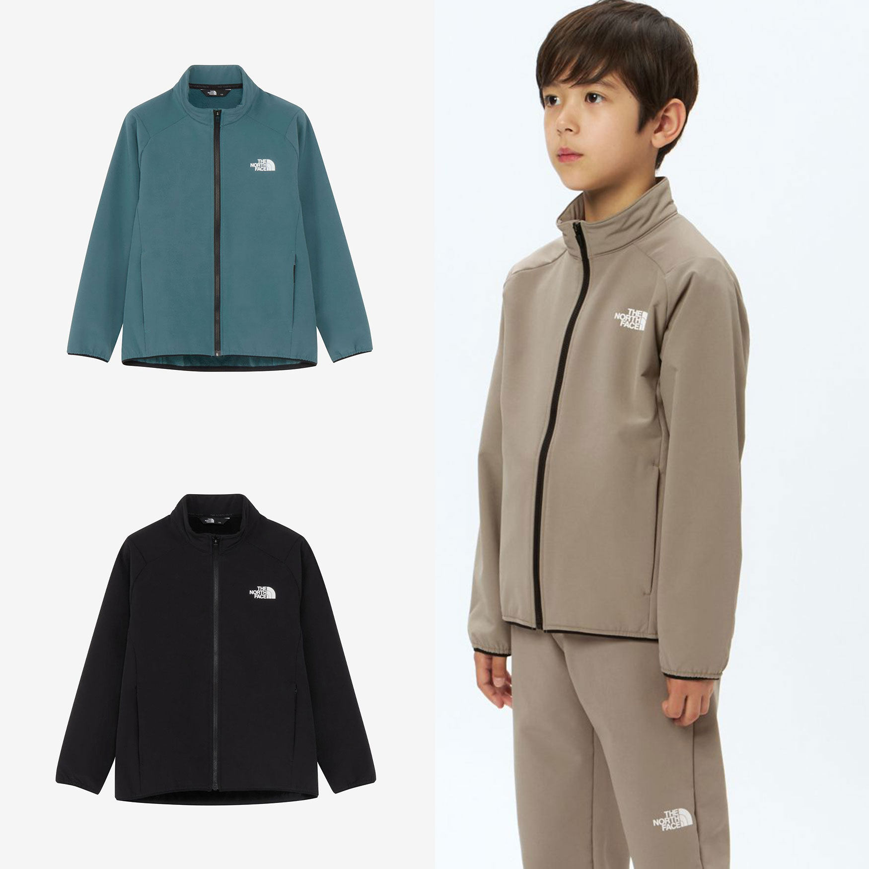 日本北面 the north face 2025冬儿童装防水防风抓绒保暖立领夹克