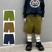 2026夏儿童轻薄透气速干登山徒步沙滩5分短裤 日本美山 montbell