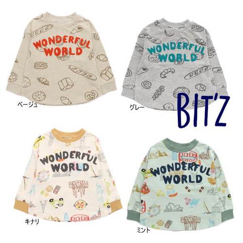 世界美食都市BITZ长袖T恤