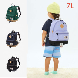 日本北面 the north face 2025春小容量儿童登山上学双肩背书包7L