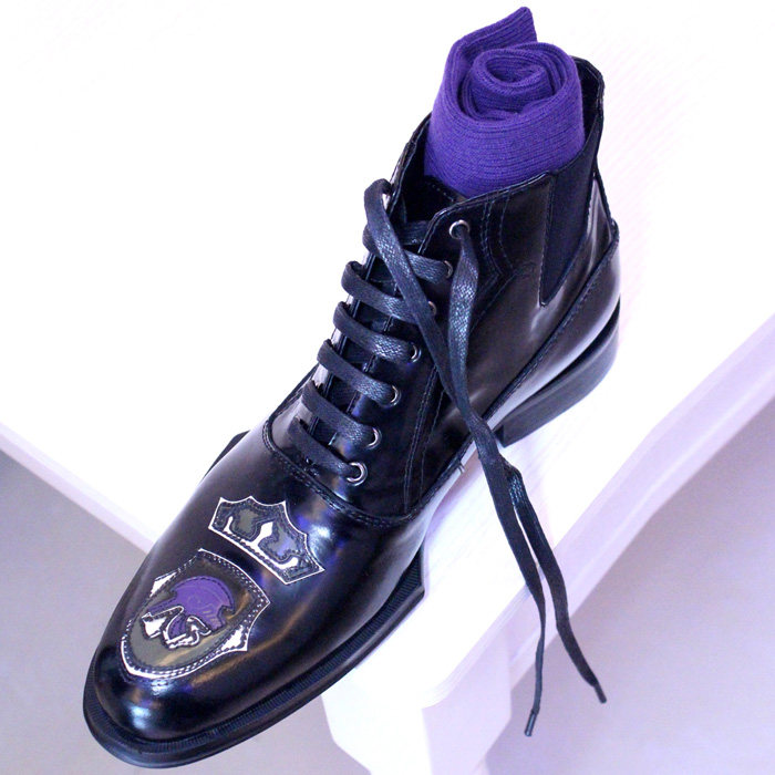 JINIWU吾倪季2025绅士系带皮靴欧美时尚松紧高帮头层牛皮刺绣男靴,流行男鞋,时装靴,淘宝优惠券,粉丝福利购,淘宝优惠卷