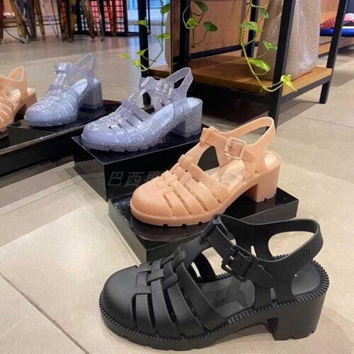 外贸美丽莎女鞋日常出行罗马包头