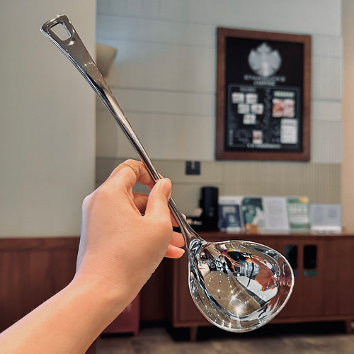 好看好用的不锈钢大号汤勺