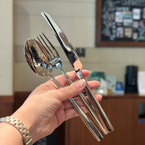 酒店餐厅304不锈钢西餐刀叉勺