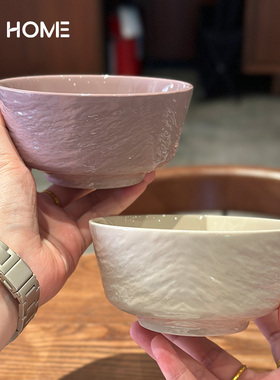 法式奶油风陶瓷碗家用2025新款米饭碗餐具套装酸奶碗面碗汤碗