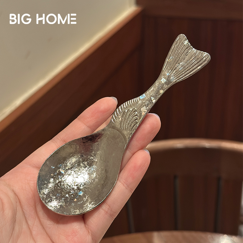 纯钛家用喝汤勺儿童吃饭勺