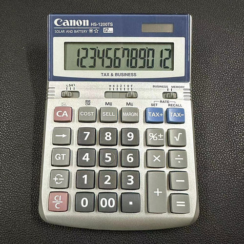 双电源大按键静音桌面计算器佳能