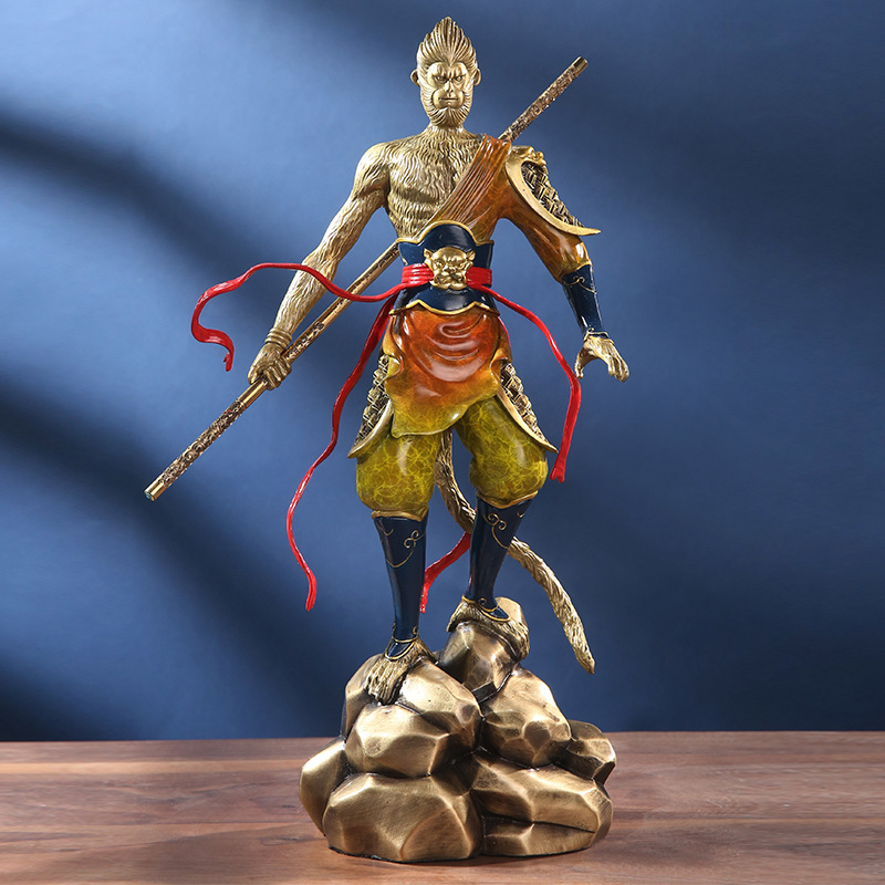 《我若成魔》铜齐天大圣孙悟空办公室客厅家居斗战胜佛装饰品摆件