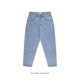 90S 浅蓝男 宽松锥形萝卜裤 高质重磅牛仔裤 潮ins 阔腿收脚 IDLT