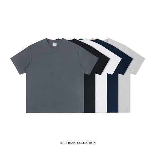 IDLT凉感纤维廓形圆领短袖TT恤