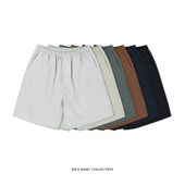 锦棉沙滩短裤 宽松中裤 运动户外休闲裤 IDLT 基础百搭日系工装 潮