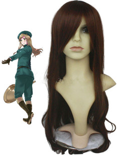 黑塔利亚 匈牙利 cos 棕色长款 卷发 1 米 高温丝