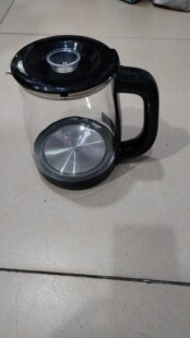 美的茶吧机专用烧水壶配件玻璃热水壶泡茶壶六环304不绣钢