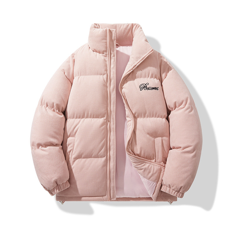 【爆米花专享】简约休闲棉服加厚保暖拉链YFM089