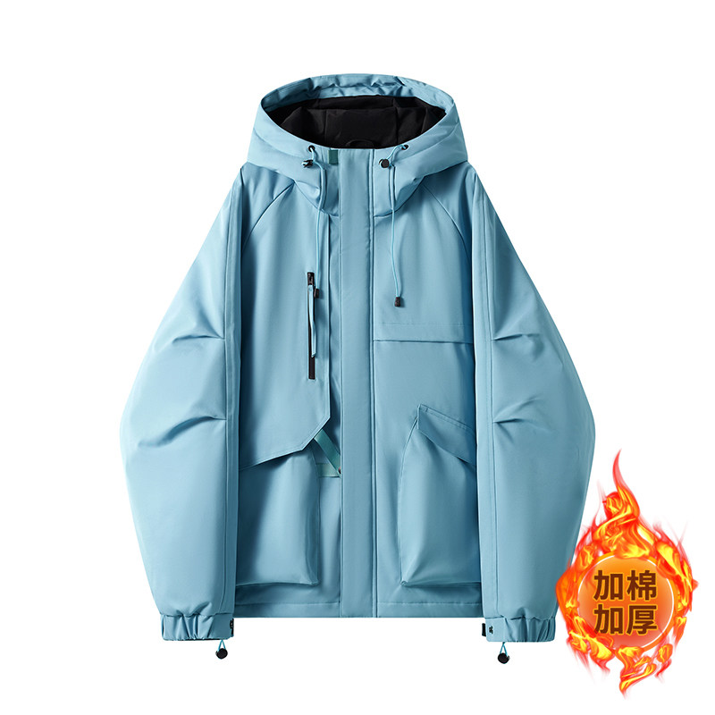 【爆米花专享】快奢尚品保暖连帽男士户外秋季冬季休闲YFM7581