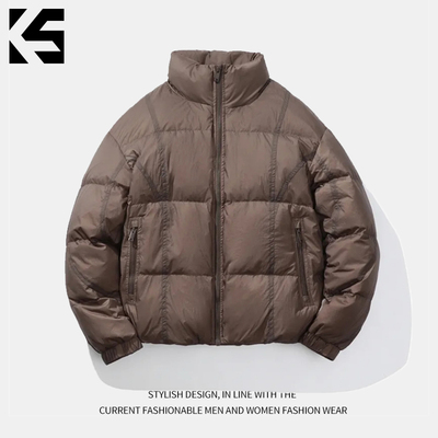 【千屿Sheila】KINGSALUTE2025秋冬立领面包服羽绒服外套 SX88387